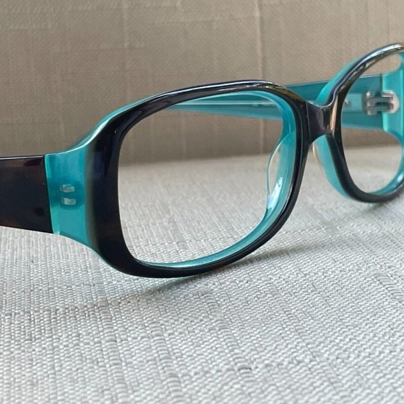 Kate Spade Women Eyeglasses PAXTON Frames Blue Tortoise Square Glasses Only Kate Spade Payton Tortoise/Blue Eyeglasses | Includes FREE  main image 4